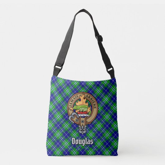 Sac Ajustable Clan Douglas Crest sur Tartan (Devant)