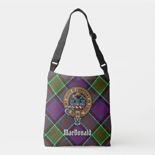 Sac Ajustable Clan MacDonald de Clanranald Tartan (Devant)