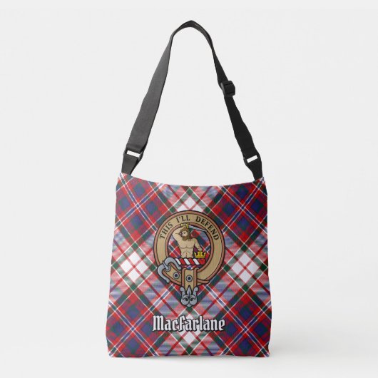 Sac Ajustable Clan MacFarlane Crest sur le tatan de robe (Devant)
