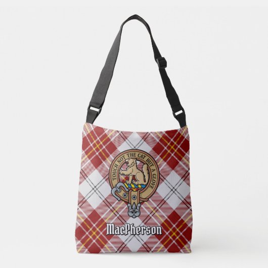 Sac Ajustable Clan MacPherson Robe Rouge Tartan (Devant)