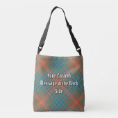 Sac Ajustable Clan Wilson Crest au-dessus de Tartan antique (Dos)