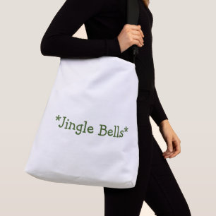 Sac Ajustable Cloches Jingle Imprimées Créer ajouter votre texte