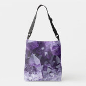 Sac Ajustable Cluster de cristal de guérison d'améthyste (Dos)