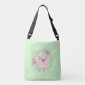 Sac Ajustable Cochon et fleurs (Devant)