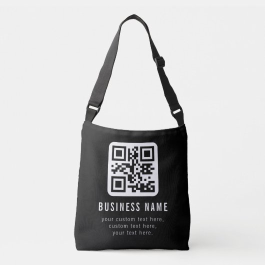 Sac Ajustable Code QR personnalisable & conception de texte modi (Devant)