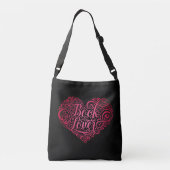 Sac Ajustable Coeur de calligraphie de l'auteur du livre (Dos)