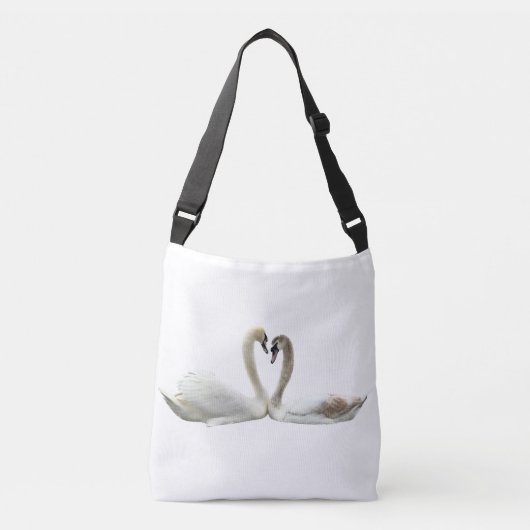 Sac Ajustable Coeur des cygnes - fourre-tout blanc (Devant)