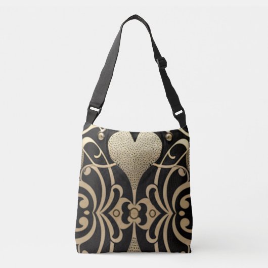 Sac Ajustable Coeur d'or (Devant)