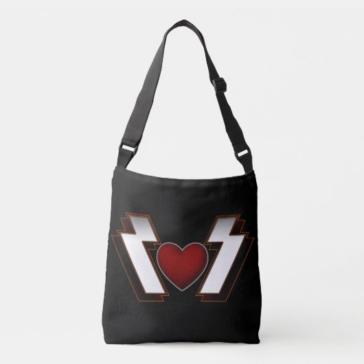 Sac Ajustable Coeur métallique lourd (Devant)