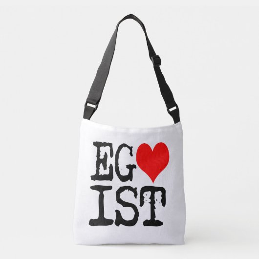 Sac Ajustable Coeur rouge égoiste (Devant)