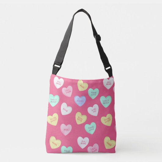 Sac Ajustable Coeurs bonbons de Saint-Valentin classiques (Devant)