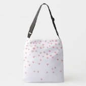 Sac Ajustable Coeurs d'amour stylé rose mignon (Dos)