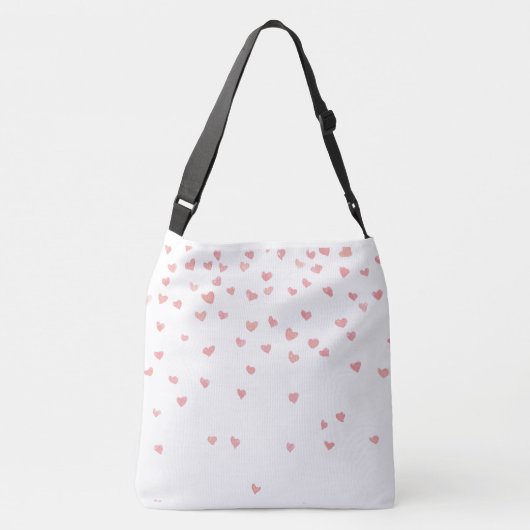 Sac Ajustable Coeurs d'amour stylé rose mignon (Dos)