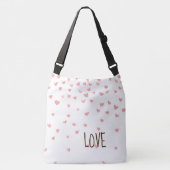 Sac Ajustable Coeurs d'amour stylé rose mignon (Devant)