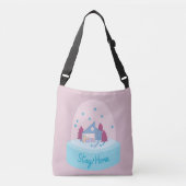 Sac Ajustable Cœurs dans un globe de neige Restez chez vous (Devant)