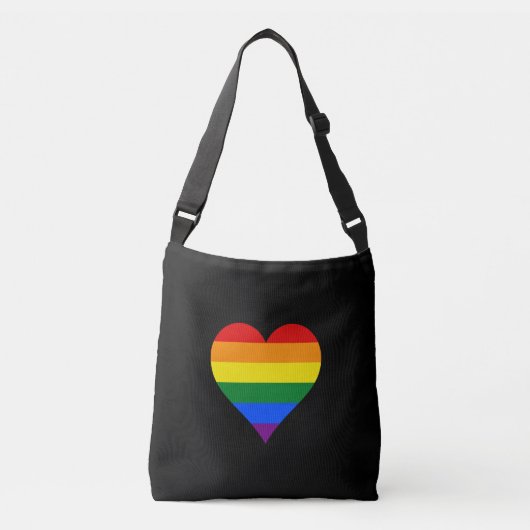 Sac Ajustable Coeurs de fierté LGBT (Devant)