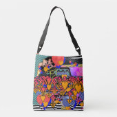 Sac Ajustable Cœurs Et Fleurs (Dos)