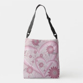 Sac Ajustable Coeurs et fleurs Abstraits roses Aimer l'art fract (Dos)