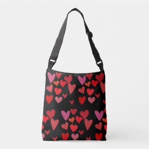 Sac Ajustable Coeurs rouges