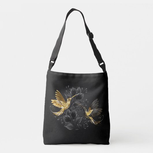 Sac Ajustable Colibri noir et or (Dos)
