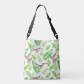 Sac Ajustable Colibris et feuilles tropicaux (Dos)