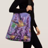 Sac Ajustable Colibris Et Fleurs Par CBDOilPrincess (De près)