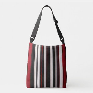 Sac Ajustable Collection Abstraite Red Black Lines tendance