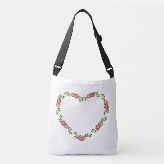 Sac Ajustable Collection Coeurs et Fleurs Corps croisé Fourre-to (Devant)