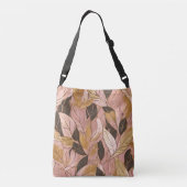 Sac Ajustable Collection de Feuilles de Boho Rouge Rose Populair (Dos)
