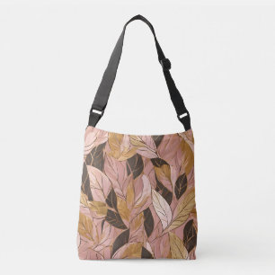 Sac Ajustable Collection de Feuilles de Boho Rouge Rose Populair