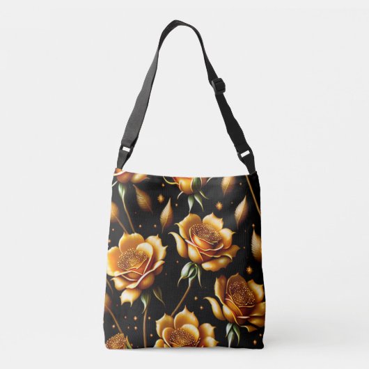 Sac Ajustable Collection de Roses d'or Boho de luxe moderne (Dos)