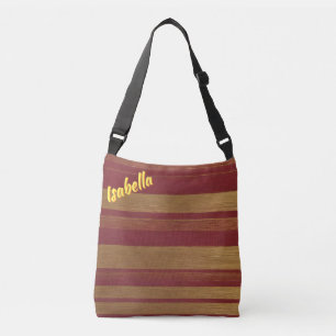 Sac Ajustable Collection populaire Bourgogne or de luxe