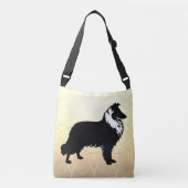 Sac Ajustable Collie Silhouette (Devant)