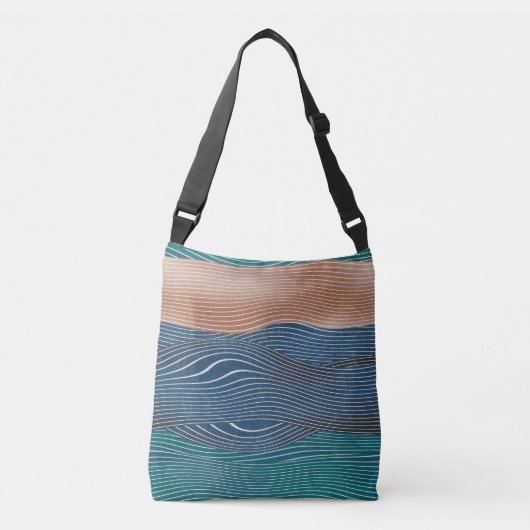 Sac Ajustable Collines naturelles : motif sans soudure. (Devant)