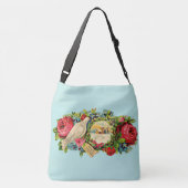 Sac Ajustable colombe blanche victorienne et message d'amour (Dos)