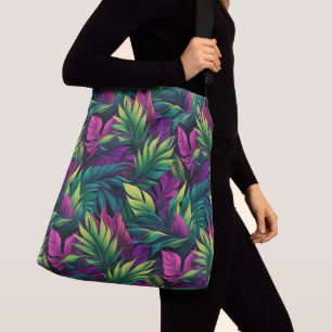 Sac Ajustable Coloré Feuilles tropicaux Fourre-tout