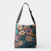 Sac Ajustable Coloré Floral 3D (Devant)