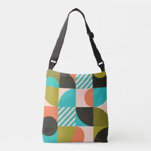 Sac Ajustable Coloré géométrique, motif de style scandinave.