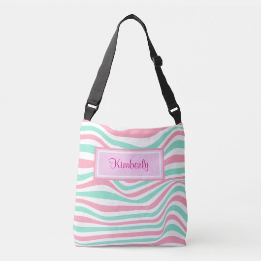 Sac Ajustable Colorful Wavy with Name  (Devant)