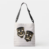 Sac Ajustable Comédie et tragédie musicale Black & Gold (Dos)