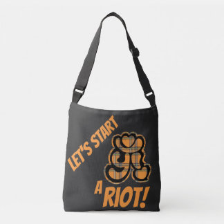 Sac Ajustable Commençons une déclaration de punk rock Riot