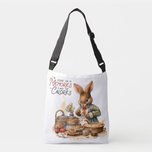 Sac Ajustable Compter les souvenirs pas les calories (Devant)