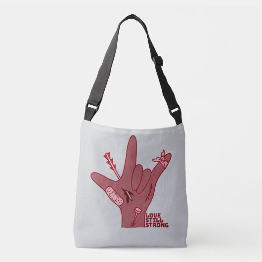Sac Ajustable Conception ASL ILY - Amour Blessé Mais Encore Fort (Devant)