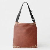 Sac Ajustable Conception Brown du look en cuir (Devant)