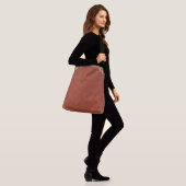 Sac Ajustable Conception Brown du look en cuir (Sur le modèle)