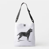 Sac Ajustable Conception de chien Rottweiler (Dos)