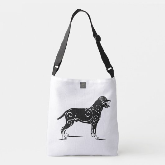 Sac Ajustable Conception de chien Rottweiler (Dos)