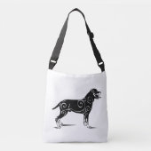 Sac Ajustable Conception de chien Rottweiler (Devant)