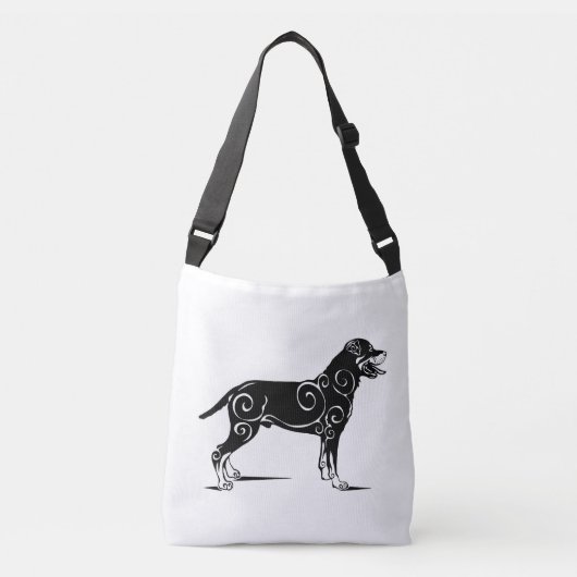 Sac Ajustable Conception de chien Rottweiler (Devant)