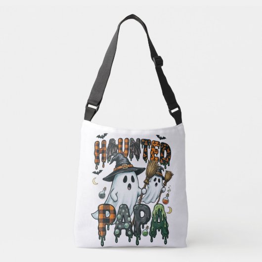 Sac Ajustable Conception de fantôme de papa hanté Halloween (Devant)